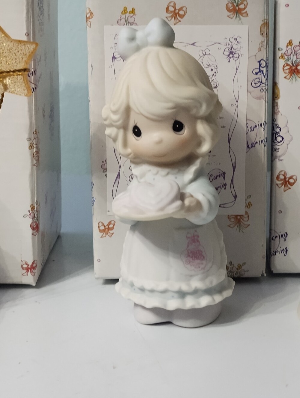 Precious Moments Figurines # CO 119 & # CO 115 & # PM 951. Charter Members - Picture 3 of 6